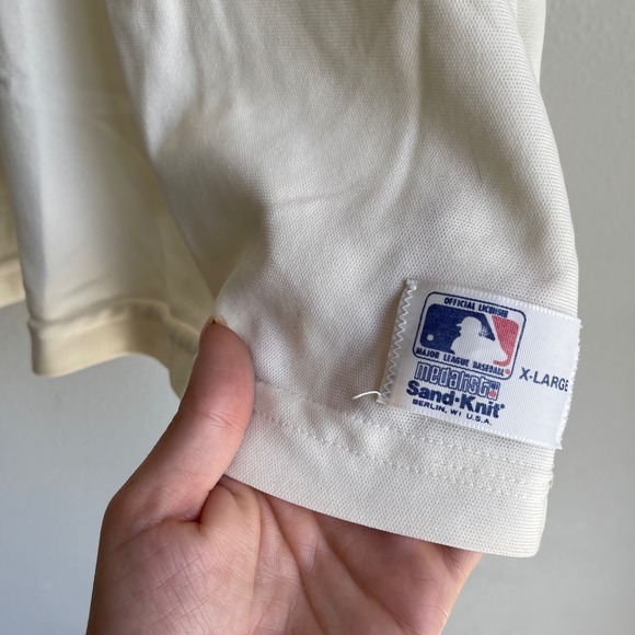 Vintage Saint Louis Cardinals Sand Knit Jersey - Picture 5 of 13